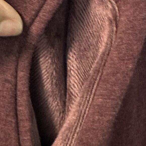 UGG Women Large Robe Duffield Cotton Blend Belted Shawl Eggplant Purple - Picture 5 of 9